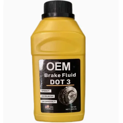 Factory OEM Customizable Package Brake System Lubricant Clutch Oil DOT3 Brake Oil 250ml for Motorcycles Cars Trucks and Vehicles