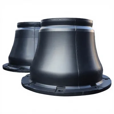 High Energy Absorption Heavy Duty Super Cone Rubber Fender with Frontal Frame and UHMW-PE Face Pad for Port Dock Berthing