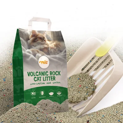 High Sales Wholesale Price Odor Control Crushed Stone Agglutinant Deodorization Unscented Volcanic Broken Bentonite Cat Litter
