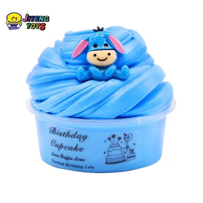 JITENG Two-Color Mixed Slime Mucilage Suit DIY Toy 70ml Non-Toxic Glue Supplies for Ice Cream Foam Sponge