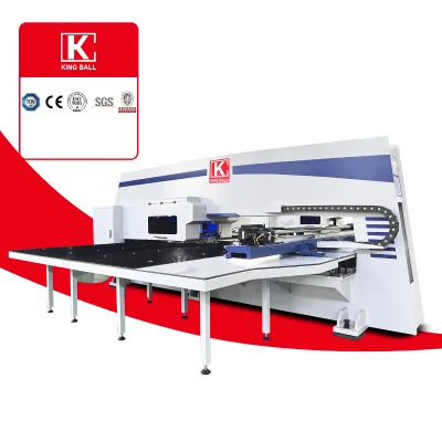 New Technology CNC Stainless Steel Surface Turret Punch Machine Sheet Metal Punching V Grooving Notching Machine for Sale