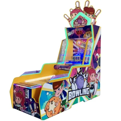 Coin Operated Indoor Mini Bowling Arcade Video Game Machine Bowling Big Dunk Single Bowling Arcade Game for Sale