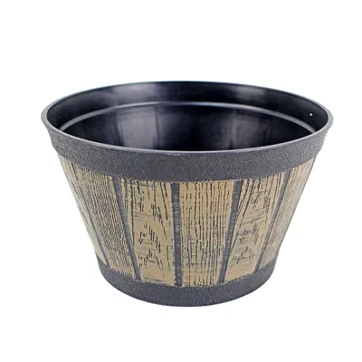 Plastic Flower Pots Large and Thickened Seedling Pots Family Gardening Balconies Circular and Simple Succulent