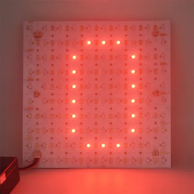 DC12V 13w One Led Cutting Flexible Led Sheet 250*250mm 100leds Paper Thin Led Light Sheets Addressable Rgb Led Sheet Cuttable