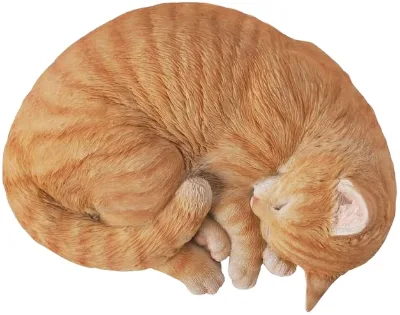 Orange Cat Sculpture Home Living Room Decorations Ornament Home Living Room Decorations Figurine