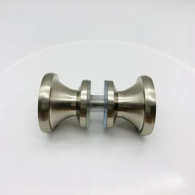 Bathroom shower door handle bathroom glass door handle shower room accessories sliding round single-hole small handle
