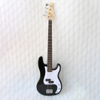 Wholesale Price Electric Bass for Kids Basswood Body Sunburst Electric Bass 4 Strings Classical Design Bass Electric