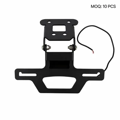 CNC Aluminum License Plate Holder for Kawasaki Ninja 250 400 Z250 Z300 Z400 2018-2025 Tail Tidy Fender Eliminator Bracket Kit