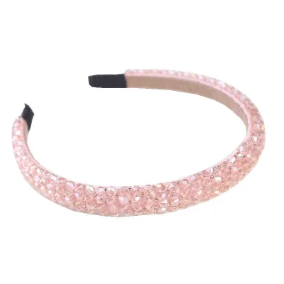 Hair Hoop,Wholesale Women Hair Ornaments Accessories Crystal Glass Beads Classic Hair Hoop