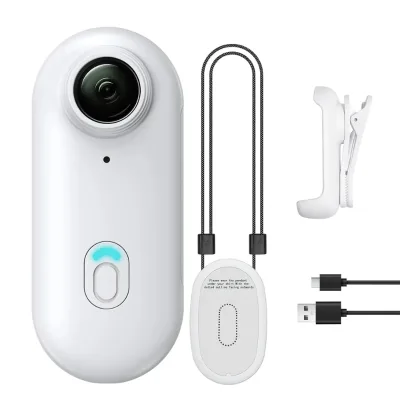 Mini 4K Sports Action Camera Waterproof Night Vision Hand-Free Recording Body Wearing 128GB Thumb-Sized Wearable Camcorder
