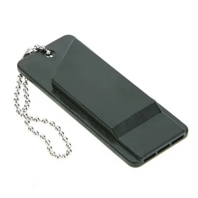 Keychain Whistle Tool High Decibel Outdoor Survival Whistle Rescue Signaling First Aid Tool for Hiking Camping Mountaineering