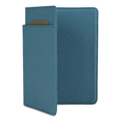 Customized Logo Ultra-Thin Business Travel Document Passport Book New PU Leather Lychee Pattern Multifunctional Certificate Bag