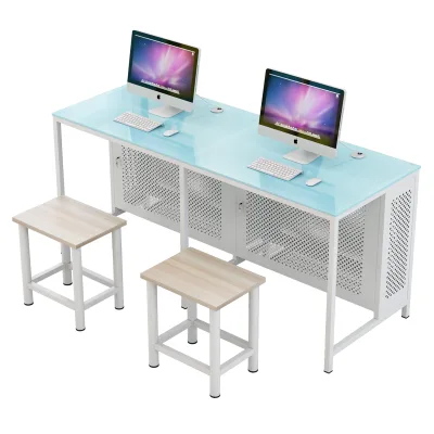 School Training Computer Room Computer Desk Podium Microcomputer Room Training Room Student Single Double Office Computer Desk E