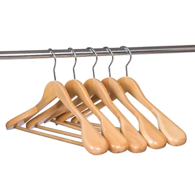 Factory Wooden Coat Hangers Wood , Wood Clothes Hanger , Custom Hotel Hangers