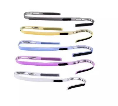 Customized Logo Headband Sweatband Hair Band High Quality Silicon Sweatband for Home Gym Sport