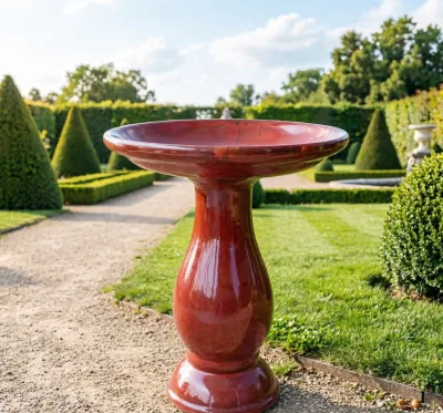 Wholesale Glazed Ceramic Bird Bath