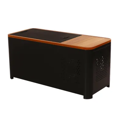 Wood Dual-temperature System Ice Tub 1P Chiller