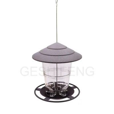 Hanging Wild Bird Feeder Plastic Birdfeeder Outside Decoration Perfect for Attracting Birds on Outdoor Garden Yard for Bird