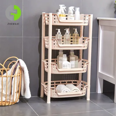 Multilayer Plastic Storage Rack Organizer Various Sizes Stand for Cabinets Countertop Various Sizes Storage Shelf Organizer