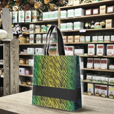 Factory Supply Stylish Large Capacity Non Woven Tote Bag Durable Printable Logo Handbag