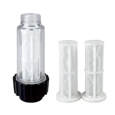 High Quality G 3/4\" Fitting Plastic Inlet Water Filter for Car Washing Machine Essential Car Cleaning Tool