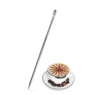 Stainless Steel Latte Art Pen with Needle Tip for Coffee Decorating