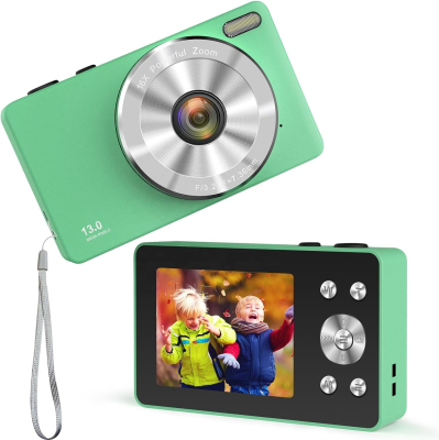 Colorful Kids Camera Built to Last for Playful Photographers with Sturdy Design and Protective Flash Best Gift Compact Camera