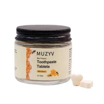 Custom Hydroxyapatite Kids Propolis Sensitive Teeth Toothpaste Tablets Bee Vonem Toothpaste Tablets