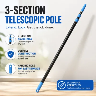 Gaosi Universal Spray Paint 3-Section Telescopic Metal Staff Anti-Rust Eco-Friendly Household Cleaning Tools Accessories
