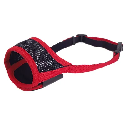 Wholesale Adjustable Dog Muzzle Anti Barking Bite Prevention Comfortable Mesh Soft Fabric Dog Muzzle