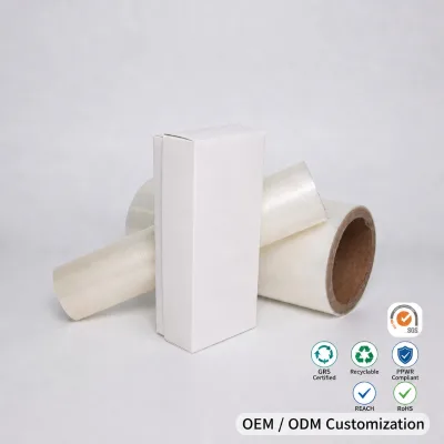 RoHS REACH Glossy PET Laminating Pouch Film A4 Size 60-250mic Moisture Proof Custom Cut for Documents & Photos