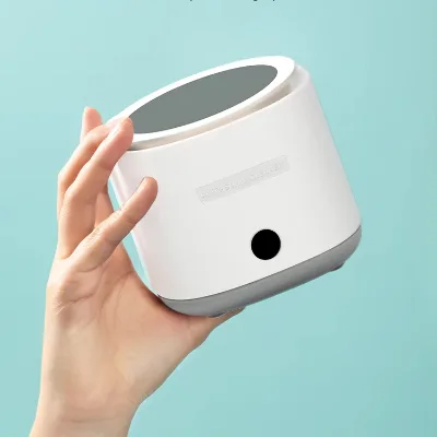 Waterproof Ultrasonic UV Dental Cleaner With 200ml Stainless Tank Household Dental Pod Ultrasonic Cleaner for Aligner
