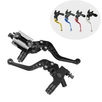 Black Alloy Motorcycle Brake Handle CNC Motorcycle Clutch Brake Lever Handle Fit for Motorbike Modification