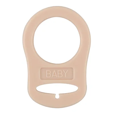 Silica Gel Baby Pacifier Clip Adapter Rings Holder Button Style Nipple Dummy Ring Teething Clip Food Grade Transparent 5cm*3.5cm