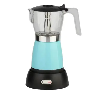 Wholesale 6 Cups Capacity Electrical Moka Pot 300 ml Automatic Moka Coffee Makers