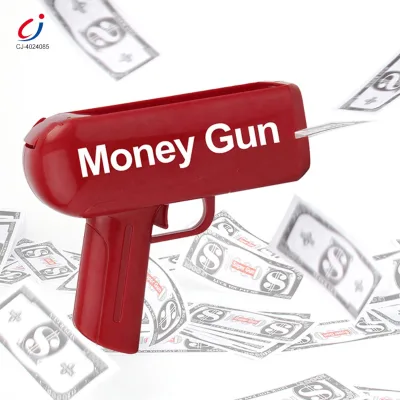 Chengji Party De Dinero Pistola  Toys Bling Out Dollar Spray Cash Rain Cannon Custom logo Money Throwing Gun
