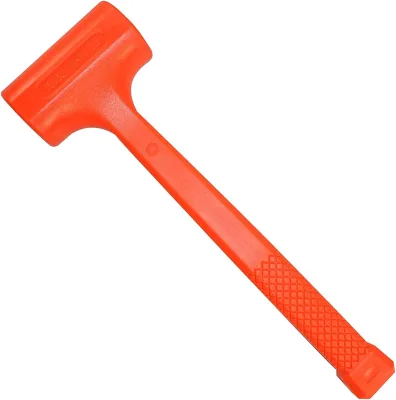 0.5LBS Carbon Steel Aluminum Dead Blow Hammer & Mallet Spark and Rebound Resistant for Outdoor Use