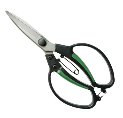 230 MM Iron & SK5 Steel Multi-Purpose Garden Scissors with Ergonomic Metal Handle and Anti-Slip Grip for DIY