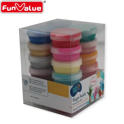 Hot Sale Cheap 24 Pcs Finger Paints Student Paint Set