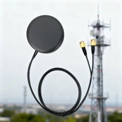 Universal Strong Magnetic Mount Waterproof 2-in-1 Active GPS 4G LTE Antenna for Car Truck Vehicle Navigation and Signal Booster