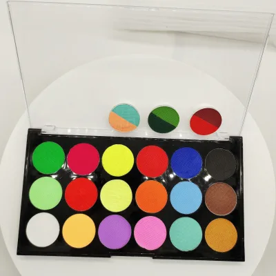 Professional Explosive Washable Art Party Makeup Color Eyeliner Makeup Body Face Paint 18 Colors