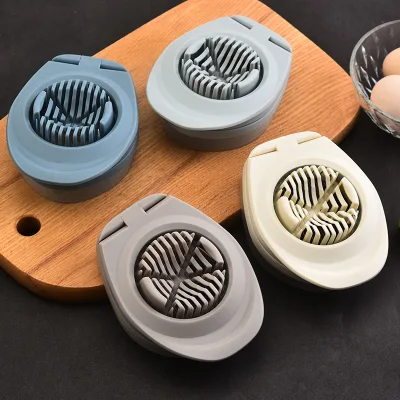 3 in 1 Egg Slicer for Boiled Eggs Strawberry Cutter with Stainless Steel Wire
