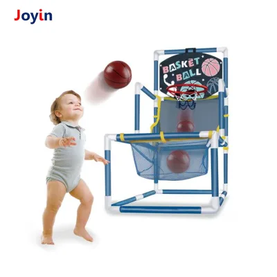 92 CM Basketball Hoop for Kids Toddlers Infant Sports Toy Set,Baby Interactive Learning Toy Indoor & Outdoor Basketball Court Ga