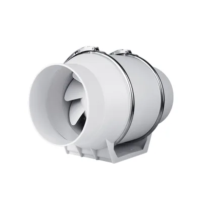 DL 5inch 40W Inclined-flow Duct-Mounted Exhaust Fan for Kitchens and Bathrooms Powerful Home Use Axial Fan with 220V