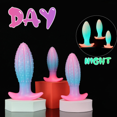 Night Light Shaped Dildo Sex Toys Luminous Lighted Dildos for Women