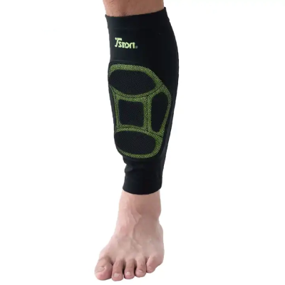 Anti-Collision Polyester/Spandex/EVA/PE Material Ankle Support Shin Guard with Professional Protection Universal Fit