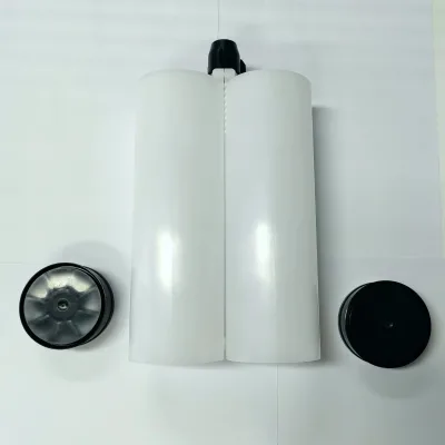 1200ml 1:1 Snap Together Cartridge 2:1 Ratio Clip-togother Cartridge clear Plastic Dual Cartridge