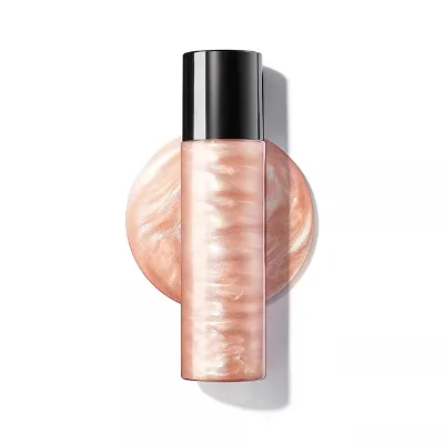 New Arrival Waterproof Makeup Body Face Luminizer Bronzer Liquid Highlighter Spray With Private Label