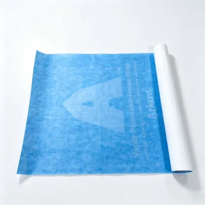 Breathable Peel and Stick House Wrap for Exterior Cladding Systems and Wall Protection