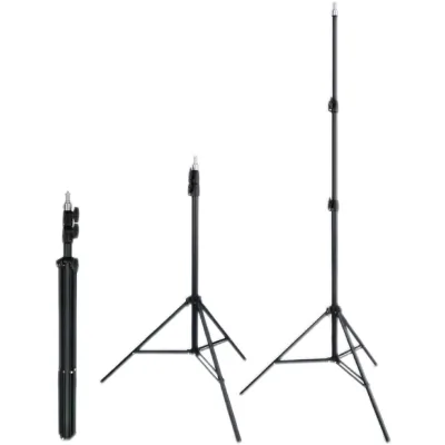Kaigeng Iron Tripod-Portable 2m Extendable with Twist Lock for Mobile Phone & Camera Use